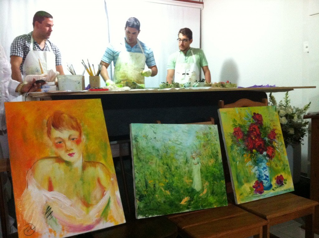 Pintura Mediúnica Vovô Pedro com Florêncio Anton