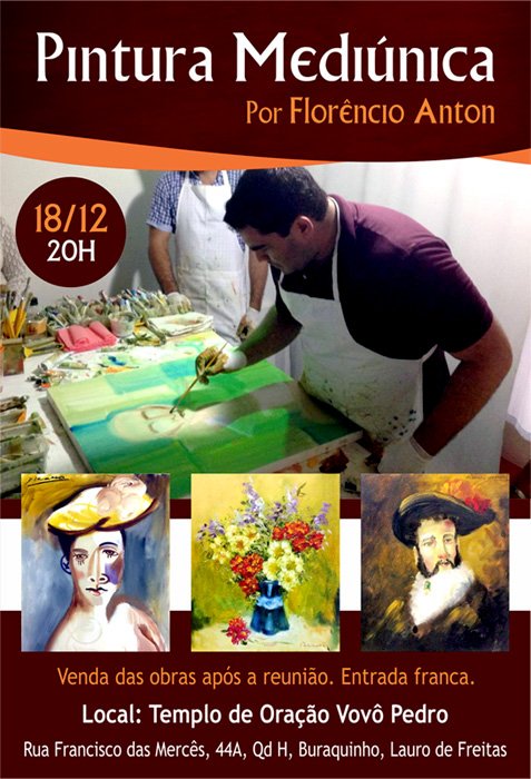 Pintura Mediúnica Vovô Pedro