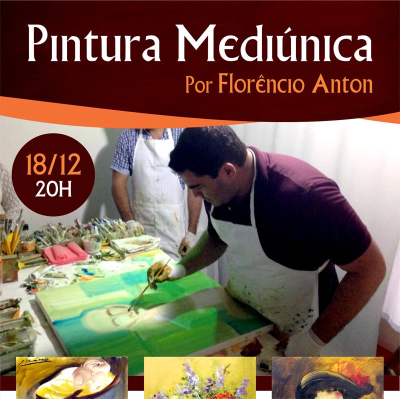Pintura Mediúnica Vovô Pedro