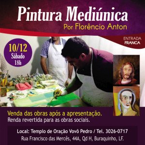 Pintura Mediunica Vovô Pedro
