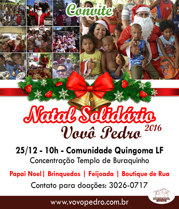 Natal Solidário Vovô Pedro 2016